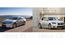 Lexus GS и Lexus ES сравнение